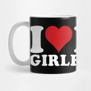 I Love My Girlfriend Gf I Heart My Girlfriend Mug